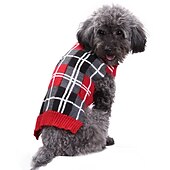 ieftine Pulovere-Câini Pisici Pulovere Jumper Epocă Casual Iarnă Respirabil Απαλό Lavabil Comfortabil În aer liber Casul / Zilnic Îmbrăcăminte pentru câini for Bichon Frise Pomeran un Animalut Fluture Small
