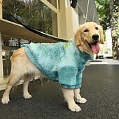 billiga Rockar-Hund Katt Kappor Jakke Mode party Vinter Varm Andningsfunktion Mjuk Tvättbar Bekväm Jul Halloween Utomhus Ledigt / vardag Hundkläder for Hes Labrador alaskan malamute golden retriever Corgi