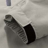 preiswerte Aktive Oberbekleidung für Herren-Herren Outdoorjacke Regenjacke Wanderjacke Freizeitskleidung Urlaub Wochenende Weich Zip WASSERDICHT Herbst Winter Glatt Warm Moderne zeitgenössische Mit Kapuze Sportkleidung Dick Standard Schwarz