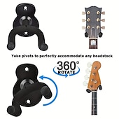 billiga musikinstrument-2pack gitarrhängare, väggmonterad gitarrkrok i metall för folkmusik, bas, elgitarr, klassisk gitarr