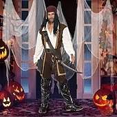 levne obuv-Retro Středověké Renesanční Kamaše Návleky na boty Pirát Viking Křižák Unisex Keltské Pirát Královský předvečer Všech svatých Karneval LARP Dospělé Návleky na nohy