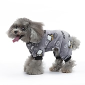 economico Pigiama-Prodotti per cani Prodotti per gatti Pigiami Di tendenza Informale Inverno Traspirante Morbido Lavabile Comodo Esterno Casual / quotidiano Abbigliamento per cani for Bichon Frise Pomeriana cuccioli