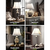 economico Lampadine LED a sfera-lampadina a led lampadina a led a 3 vie 120w equivalente luminosità a 3 livelli lampadina a19 luce calda 3000k bianco 6000k e27 e26 base lampada a led lampada da terra lampada da tavolo lampada a