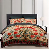 cheap Duvet Cover Sets-Duvet Cover Set Medieval Quilt Art The Tree of Life Pattern  Duvet Cover Set Soft 3-Piece Luxury Cotton Bedding Set Home Decor Gift