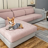 baratos Cobertura de Sofa-capa de sofá mágica para cães de estimação, capas de sofá elásticas, protetor de móveis anti-riscos, capa de almofada para poltrona, formato seccional, 3 lugares (não vendido por conjunto)
