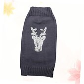 preiswerte Pullover-Hund Katze Pullover Jumper Party Lässig Winter Atmungsaktiv Weich Waschbar Bequem Weihnachten Outdoor Alltagstauglich Hundebekleidung for Bichon Frise Zwergspitz Baby Haustier Papillon Klein