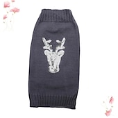 preiswerte Pullover-Hund Katze Pullover Jumper Party Lässig Winter Atmungsaktiv Weich Waschbar Bequem Weihnachten Outdoor Alltagstauglich Hundebekleidung for Bichon Frise Zwergspitz Baby Haustier Papillon Klein