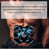 cheap Body Massager-1/3pcs EMS Muscle Stimulator Massager Hip Trainer Toner Fitness Abdominal Trainer Buttocks Training Home Gym Body Training EMS Trainers