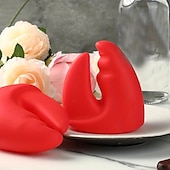 abordables Barbecue et cuisine extérieure-1 paire de maniques anti-brûlure, ensemble de gants de cuisine en silicone rouge, gants de cuisine à pinces de homard, gants de cuisine en forme de crabe rouge, gants de cuisine en silicone antidérapants, gants de cuisine sûrs pour le four