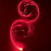 cheap Novelties-LED Fiber Optic Dance Whip - USB Rechargeable Ideal for Halloween Christmas and Holiday Celebrations - Perfect for Stage Ambience Props