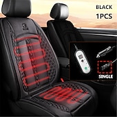 お買い得  車用シートカバー-12V/24Vカーシートヒーター120CM長、ユニバーサルウィンター電気ヒーティングシートクッション、暖かいカー加熱マット