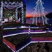 olcso USB szalag világítás-1 Db USB Cső Fény Beltéri és Kültéri Udvar Esküvői Ünnepi Díszlámpa Füzér 7M-50Led/12M-100Led/20M-200Led/30M-300Led