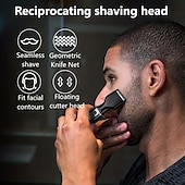 abordables Soins Personnels &amp; Santé-4 en 1 rechargeable hommes électrique nez oreille tondeuse à cheveux indolore femmes coupe brûlures latérales sourcils barbe tondeuse à cheveux coupe rasoir