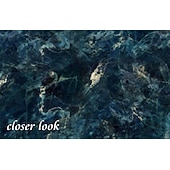 Χαμηλού Κόστους Ταπετσαρία-δροσερές ταπετσαρίες μπλε ταπετσαρία τοίχου τοιχογραφία αφηρημένη μαρμάρινη επένδυση τοίχου αυτοκόλλητο ξεφλούδισμα και ραβδί αφαιρούμενο pvc/υλικό βινυλίου αυτοκόλλητο/συγκολλητικό απαιτείται