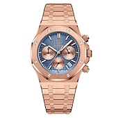 economico Orologi al quarzo-Orologio al Quarzo da Uomo POEDAGAR Orologio da Sport Moda Casual Luminosa Calendario Cronografo Impermeabile Orologio in Acciaio