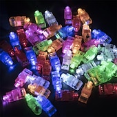 economico Novità-Luci LED per Dita per Bambini Forniture per Feste di Compleanno Giocattoli Laser Rave Assortiti 6 Colori 30/50/60 Pezzi
