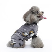 economico Pigiama-Prodotti per cani Prodotti per gatti Pigiami Di tendenza Informale Inverno Traspirante Morbido Lavabile Comodo Esterno Casual / quotidiano Abbigliamento per cani for Bichon Frise Pomeriana cuccioli
