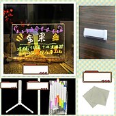voordelige photobooth rekwisieten-kindertekenbord schoolbord transparant dubbele zijde kan worden afgeveegd en geschreven acryl lichtgevend schrijfbord steigers desktop message board