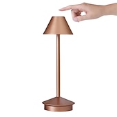 abordables Lampes de table-Lampe de table rechargeable led tactile veilleuse de bureau lampe de lecture sans fil pour restaurant hôtel bar chambre lampe de bureau