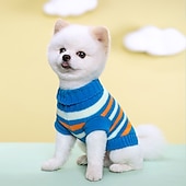 olcso Pulóverek-Kutyák Macskák Pulóverek Jumper aranyos stílus Alkalmi Tél Meleg Légáteresztő Mekano Mosható Kényelmes Szabadtéri Alkalmi / Napi Kutyaruházat for bichon frisé Pomerániai törpespitz Kölyök kisállat