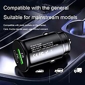 preiswerte Auto Ladegerät-Schnelle Autoladegeräte USB PD Typ C QC 3.0 Steckdosenadapter Schnellladung für 12 V 24 V Auto LKW Boot Wohnmobil Motorrad 12 V/24 V