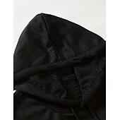 billiga bashuvtröjor för män-Herr Huvtröja Svart Rodnande Rosa Armégrön Blå Huva Färgblock Ficka Sport &amp; Utomhus Dagligen Helgdag Streetwear Häftig Ledigt Vår &amp; Höst Kläder Pull Tröjor