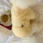 billige Hettegensere-Hunder Katter Hettegensere søt stil Fritid Vinter Pustende Myk Vaskbar Bekvem utendørs Fritid / hverdag Hundeklær for Bichon Frisé Pommeran ungt kjæledyr Sommerfugl Small