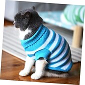 baratos Suéteres-Cachorros Gatos Súeters Pulôver Vintage Casual Inverno Respirável Macio Lavável Confortável Ao ar livre Casual / Diário Roupas para cães for Bichon Frise Pomerânia Animais de Pequeno Porte Borboleta