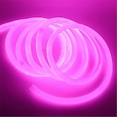 cheap Neon LED Lights-Waterproof 360 Round Neon Led Light Strip 220V-240V Tube Flexible Rope Lights Pool Light Strip Holiday Home Decoration for Indoors Outdoors DIY Decor