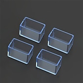 halpa Säilytys ja järjestäminen-8kpl pöytätuolin jalkamatto läpinäkyvä silikoni liukumaton pöytätuolin jalkapäälliset jalkasuojat suojapehmusteet puulattiasuojat