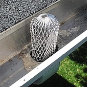 preiswerte Campingzubehör-1 Stück Dachrinnenschutzfilter, 3,5-Zoll-Aluminiumfilter, Dachrinnenfilter zur Verhinderung von Verstopfungen