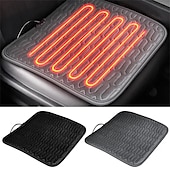 cheap Car Seat Covers-12V Heated Car Seat Cover Electric Heating Pad, USB, Cigarette Lighter, Hot Winter Warm Cushion, Auto Part