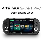 cheap Game Consoles-TRIMUI Smart Pro Portable Retro Handheld Game Console 4.96&quot; IPS HD Screen 10000+ Games Double Joystick 26+ Simulators Kids Gift, Christmas Birthday Party Gifts for Friends