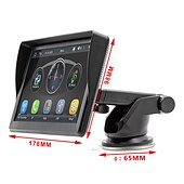 cheap Bluetooth Car Kit/Hands-free-Universal 7-inch Screen Car Radio Multimedia WIFI Video Player Wireless Carplay Screen for Apple or Android