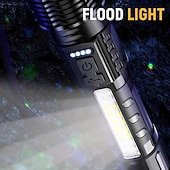 economico Luci da campeggio-torce tattiche zoom ricaricabili a led potenti portatili &amp; luce a led resistente per il campeggio escursionistico all&#039;aperto