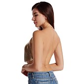economico Costumi e travestimenti sexy-Brillanti Sexy Anni &#039;80 Catena per il corpo Top Corto Disco Per donna Feste Club Adulti Top