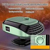 cheap Car Heating Equipment-12V/24V Car Heater 2 In 1 Heating Cooling Car Fan Portable Electric Heating Fan Defogger Windshield Defogging Parking Heater