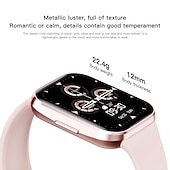 levne Chytré hodinky-696 Q23 Chytré hodinky 1.69 inch Inteligentní náramek Bluetooth Monitorování teploty Krokoměr Záznamník hovorů Kompatibilní s Android iOS Dámské Muži Záznamník zpráv Kontrola kamery Vždy na displeji