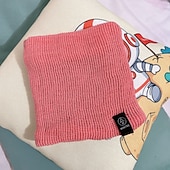 abordables Ropa de casa-Bufanda de invierno para hombres y mujeres, cubierta de cuello gruesa y de felpa, máscara para ciclismo al aire libre, cubierta protectora de cuello de punto versátil, bufanda para la cabeza