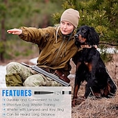 お買い得  犬用トレーニング用品-ストラップ付き犬笛 吠えを止める超音波犬笛 高周波サイレントホイッスル 犬の訓練用