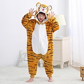 זול onesie pjs &amp; kigurumi-בגדי ריקוד ילדים חיה ביגוד שינה פיג&#039;מה אוברול תחפושת Onesie סוס נָמֵר חיה פיג&#039;מה אוברול פיג&#039;מת קיגורומי פיג&#039;מות תחפושת מצחיקה ל בנים ובנות קרנבל קָרִיקָטוּרָה