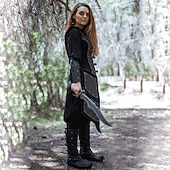 levne brnění-Retro Středověké Renesanční Šaty Zbraně a výzbroj Hrudník Válečník Viking Shieldmaiden Maškarní kostým Dámské Viking Fantazie předvečer Všech svatých Karneval LARP Dospělé Šaty