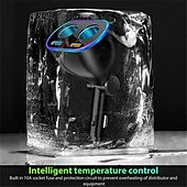 preiswerte Bluetooth Auto Kit/Freisprechanlage-DC 12 V LED 2-Wege-Zigarettenanzünder-Splitter für Autos, Dual-USB-Ladegerät