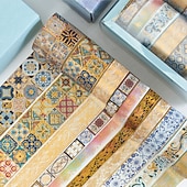 halpa Tapahtuma- ja juhlatarvikkeet-10 kpl van gogh washi teippisetti, koristeliima itse askarteluun, lahjapaketointi, scrapbooking-tarvikkeet, bullet journalit, suunnittelijat, juhlakoristeet