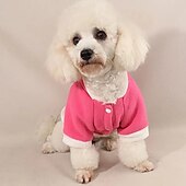 abordables Sweats à capuche-Chien Chat Pulls à capuche Mode Occasionnel Hiver Chaud Respirant Doux Lavable Confortable Extérieur Décontracté Quotidien Vêtements pour Chiens for Bichon Frisé Spitz Nain Bébé Animal Papillon Petit