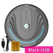 levne Vysavače-automatický chytrý domácí mop zametací stroj robot čistič vysavač prachu z podlahy vlasy usb/baterie
