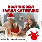 cheap Santa Hat &amp; Accessories-Singing and Dancing Electric Christmas Santa Hat for Adults Kids, Funny Shaking Dancing Singing Santa Claus Cap,Funny Toy Hat