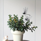 preiswerte Weihnachtsdeko-3 Stück Libellen-Gartenstecker, Kunststoff-Hofschild mit Pfahl für Gartendekoration, Halloween-Dekor, Herbstdekoration, Erntedankfest, Weihnachtsgeschenk
