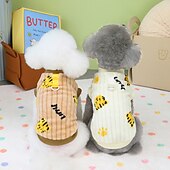 cheap Dog Apparel &amp; Accessories-Dog Cat Sweatshirt Cute Casual Winter Warm Breathable Soft Washable Comfortable Outdoor Casual Daily Dog Clothing for Bichon Frise Pomeranian Baby Pet Papillon Small
