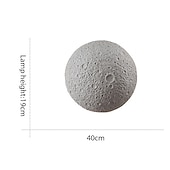 Недорогие наружные настенные светильники-Современные минималистичные лунные светодиодные фонари для крыльца, белые круглые настенные фонари для наружной стены, антикоррозийные наружные бра для крыльца, патио, гаража, 110-240 В